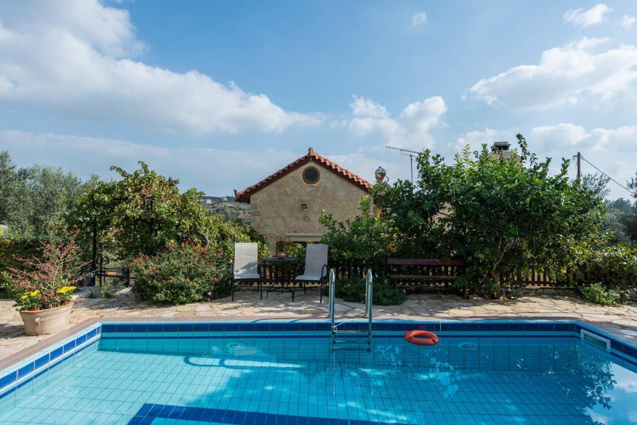 Villa Toula With Pool Nr Armeni Crete Makhairoí Buitenkant foto